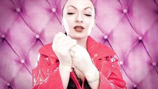 ASMR fetish clip: latex gloves fetish and oil - great soundings and close ups (Arya Grander) POV - 10 image
