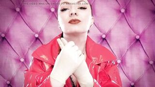 ASMR fetish clip: latex gloves fetish and oil - great soundings and close ups (Arya Grander) POV - 9 image