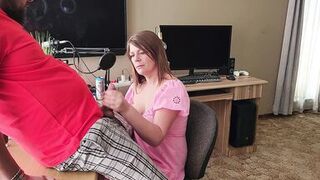 Stepmom Jerking Me of Before Bedtime - 12 image