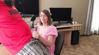 Stepmom Jerking Me of Before Bedtime - 5 image