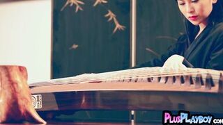 Watch Wu Muxi flaunt her Chinese pussy & strip down for Playboy's hottest MILF action!