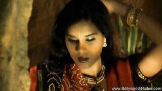 Watch India, the exotic Arabian MILF, tease and strip in a softcore striptease - 2 image